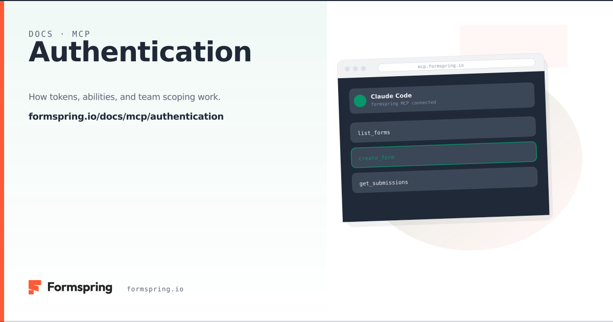 Authentication - documentation - Formspring