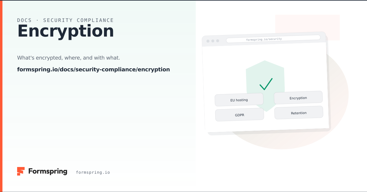 Encryption - documentation - Formspring