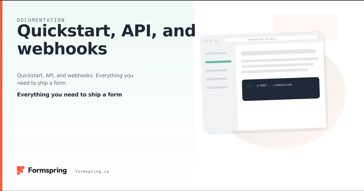Documentation - Formspring