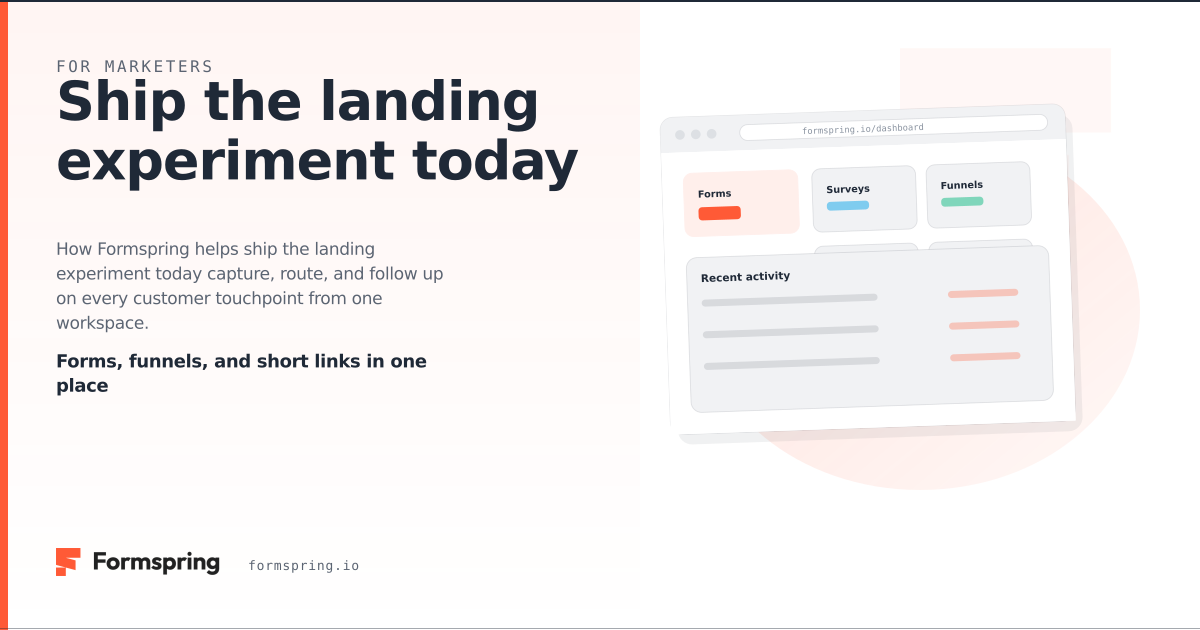 Formspring for marketers - campaigns, surveys, and branded links ...